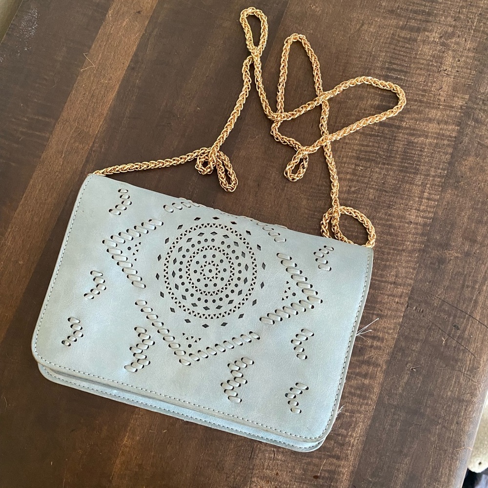 Street Level Fold Over Purse/Clutch